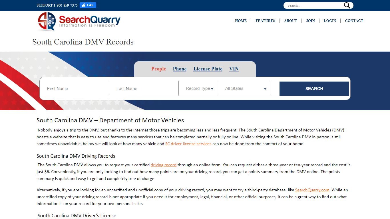 South Carolina DMV Records | Access Driver & Vehicle Records Online